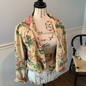 Magnolia Pearl Printed Copped Kelley Coat